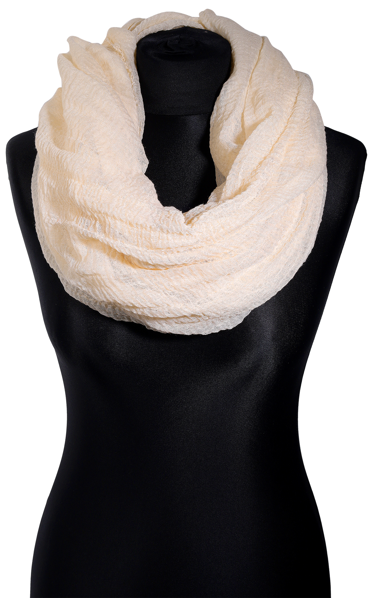 Loop-Paket, 90 x 180 cm, 100% Viskose, VE 4, creme