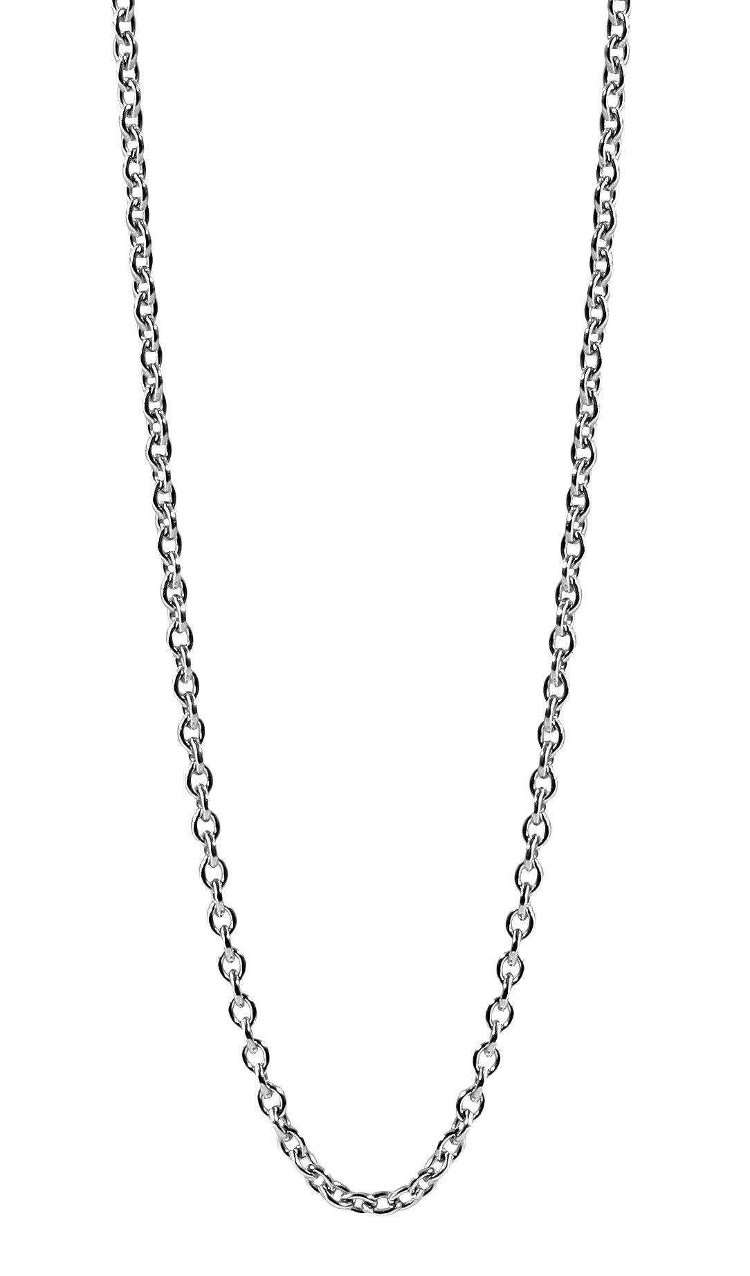 "Ann" 925/- Echt Silber, Ankerkette, rhodiniert, 40 cm/ 1,5mm