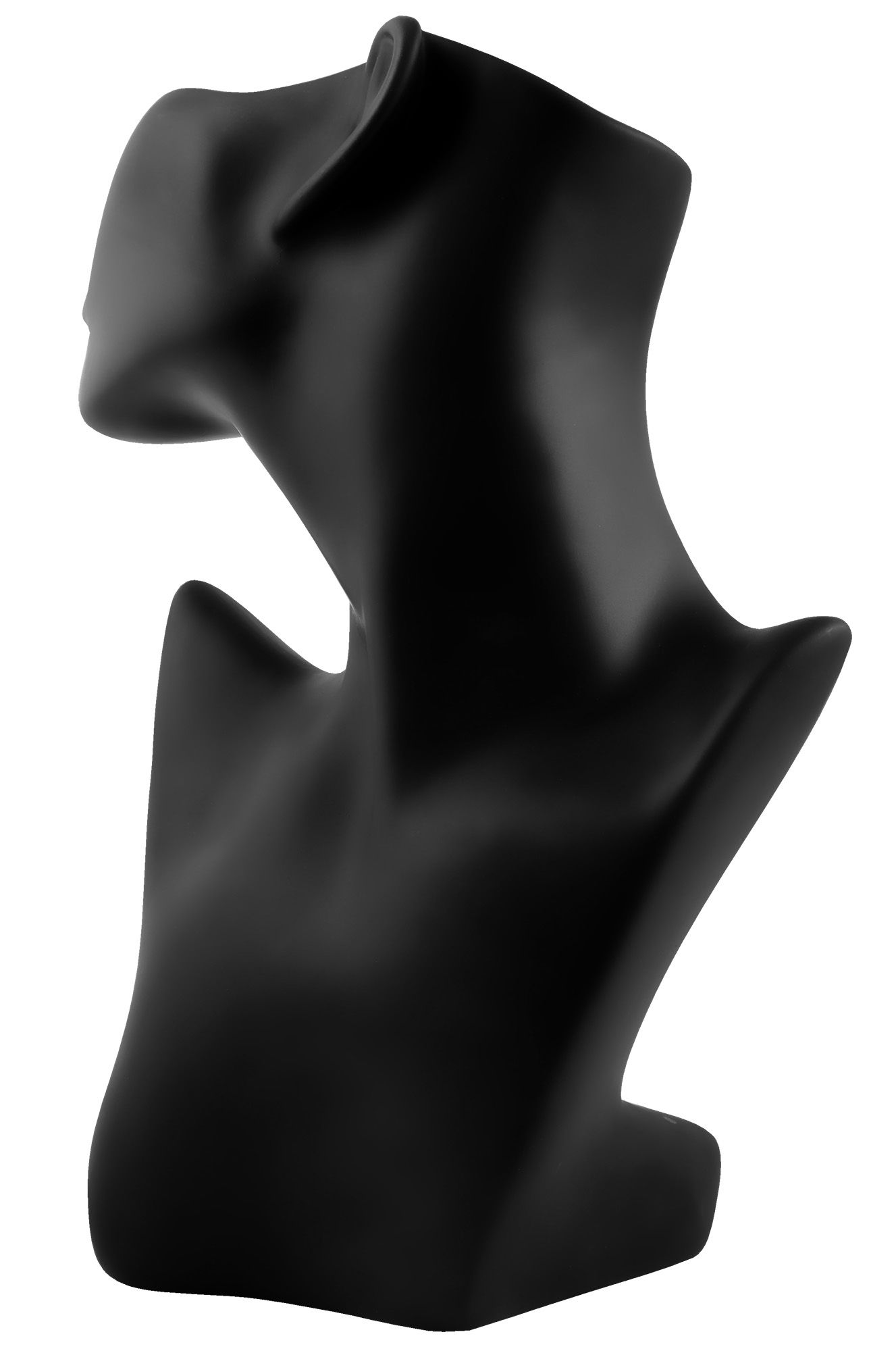 Büste, Kunststoff, schwarz, 28 cm x 19 cm x 10,5 cm