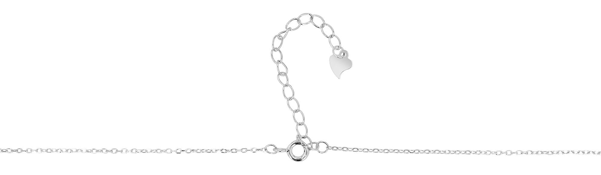 925/- Echt Silber Schmuckset "Zlata", Infinity Ohrstecker & Anhänger, rhodiniert