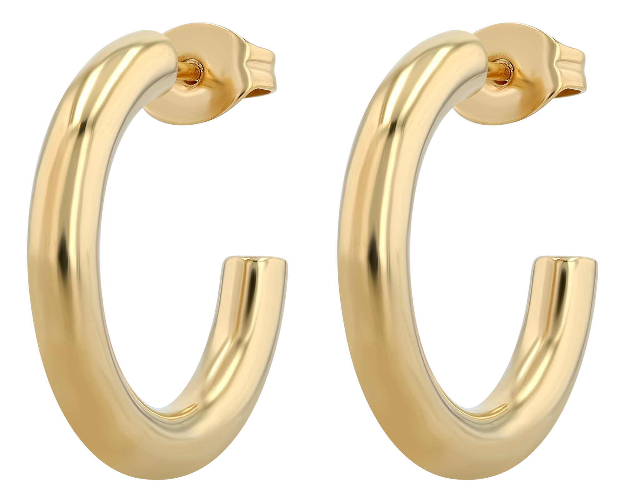 "Christin" Titan Creolen, goldfarben