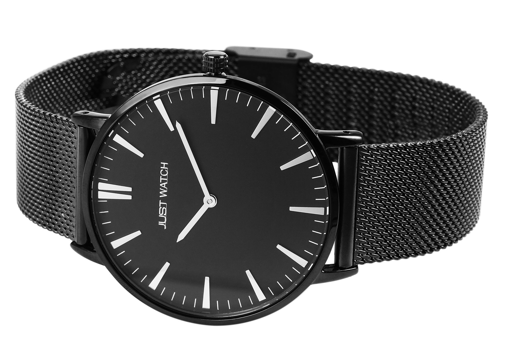 Just Watch analoge 2-Zeiger Unisex-Armbanduhr