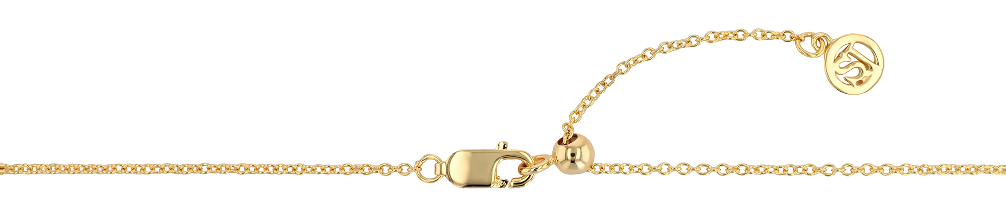 Sif Jakobs Jewellery 925/- Echt Silber Kette mit Perle "Padua Cinque", vergoldet, 45 cm (kürzbar)