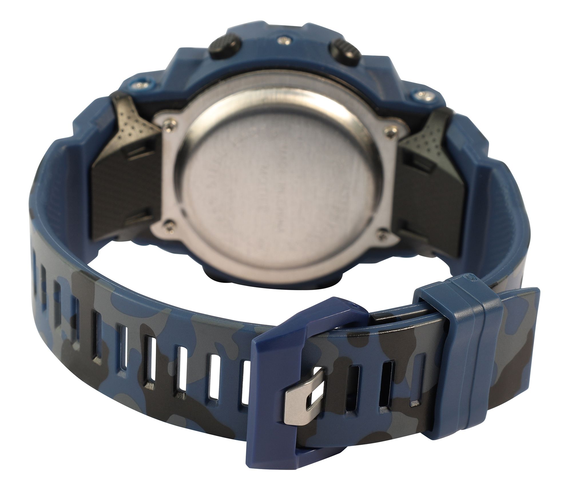 Xinjia Herrenuhr mit TPU-Band, Camouflage blau