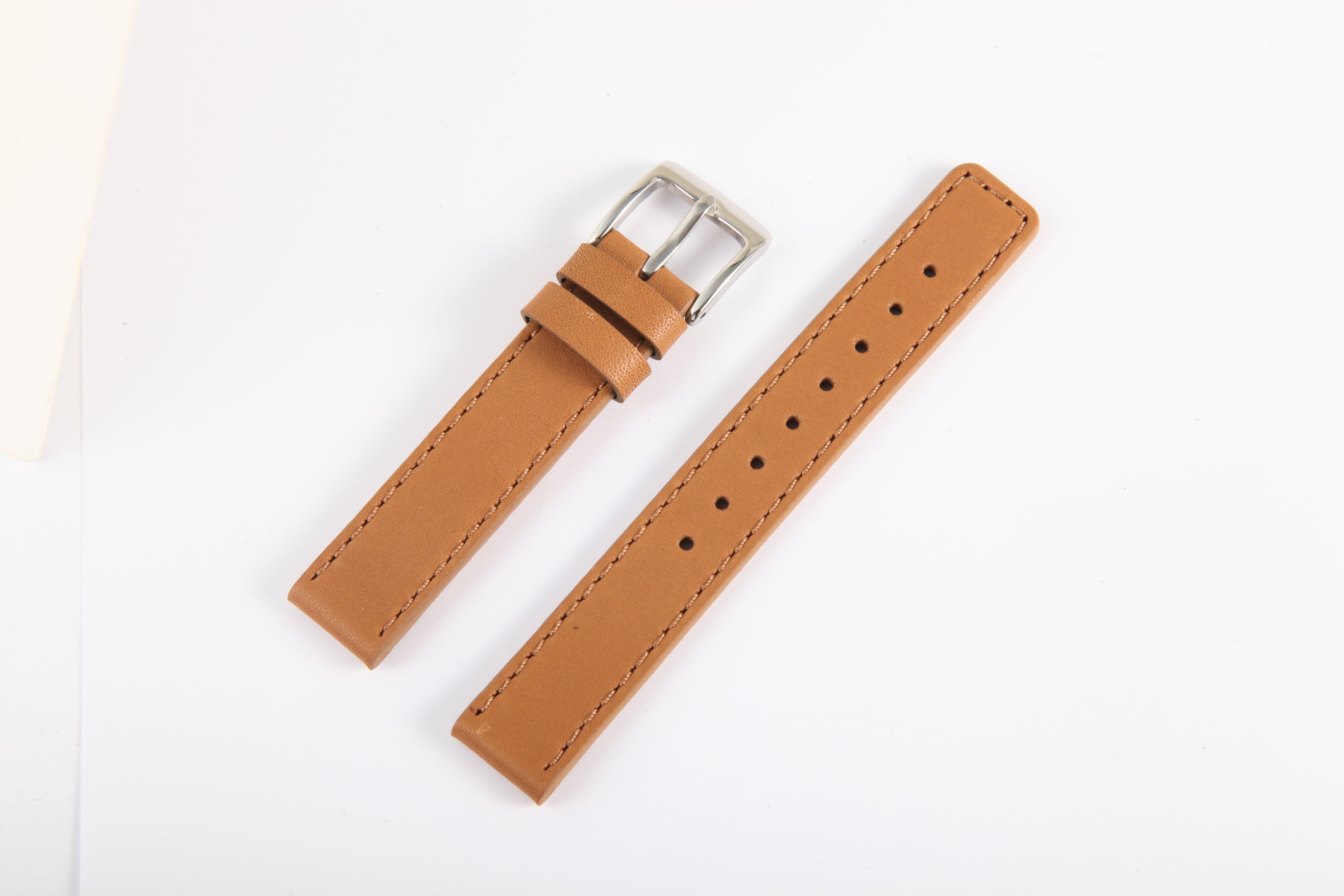 Echt Lederarmband, 16 mm, camelfraben