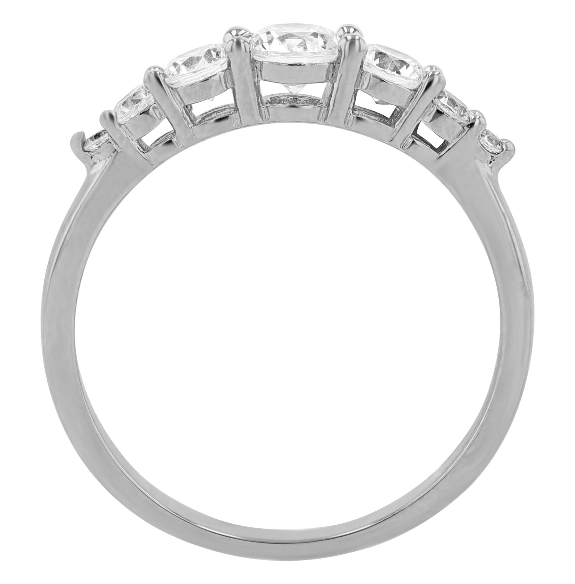 Sif Jakobs Jewellery 925/- Echt Silber Ring "Belluno", Gr 58, Zirkonia (weiß), silberfarbig