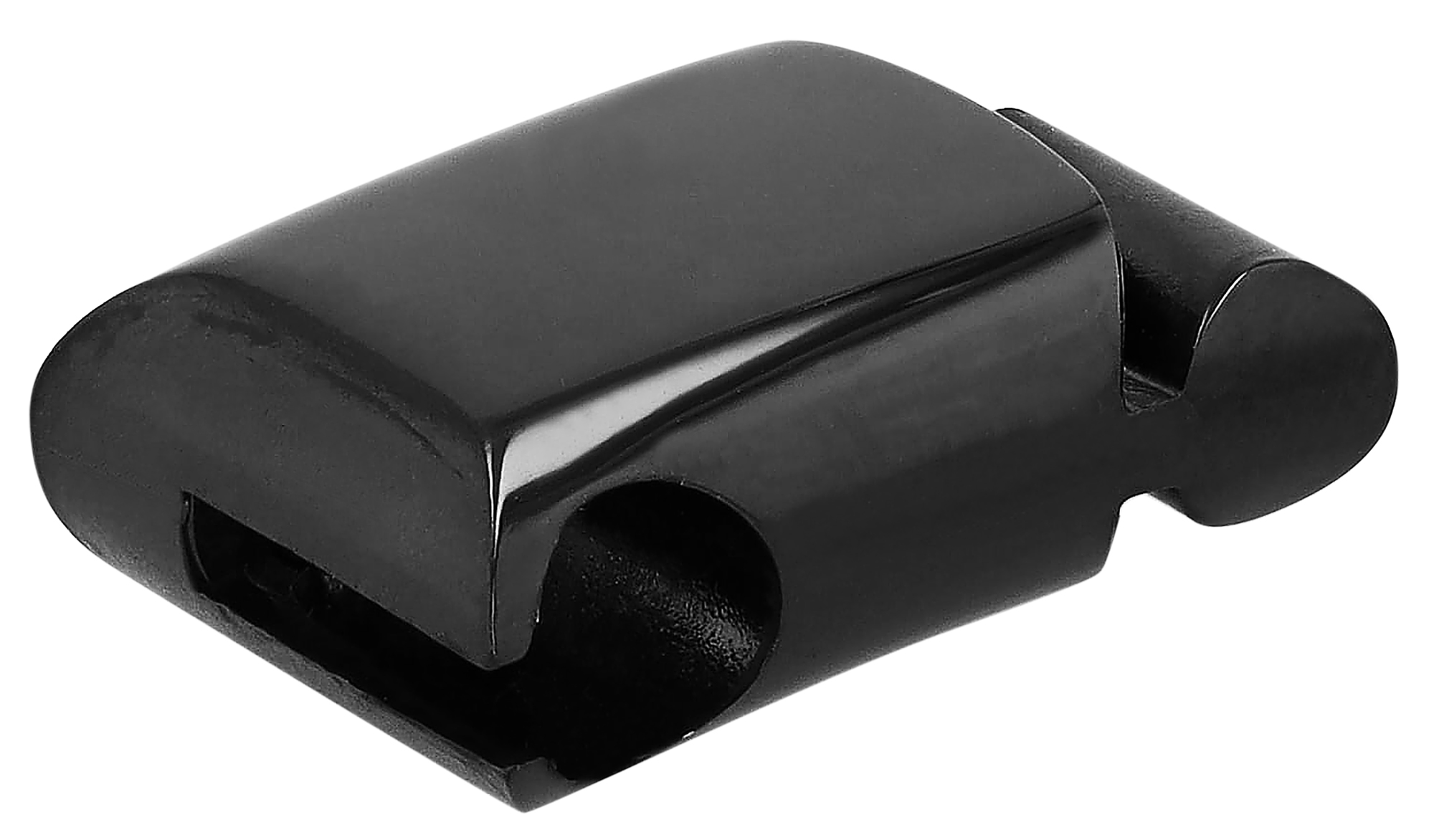 "Ole" Akzent Edelstahl Armband, Panzerarmband, 21,5 + 1 cm, Schwarz