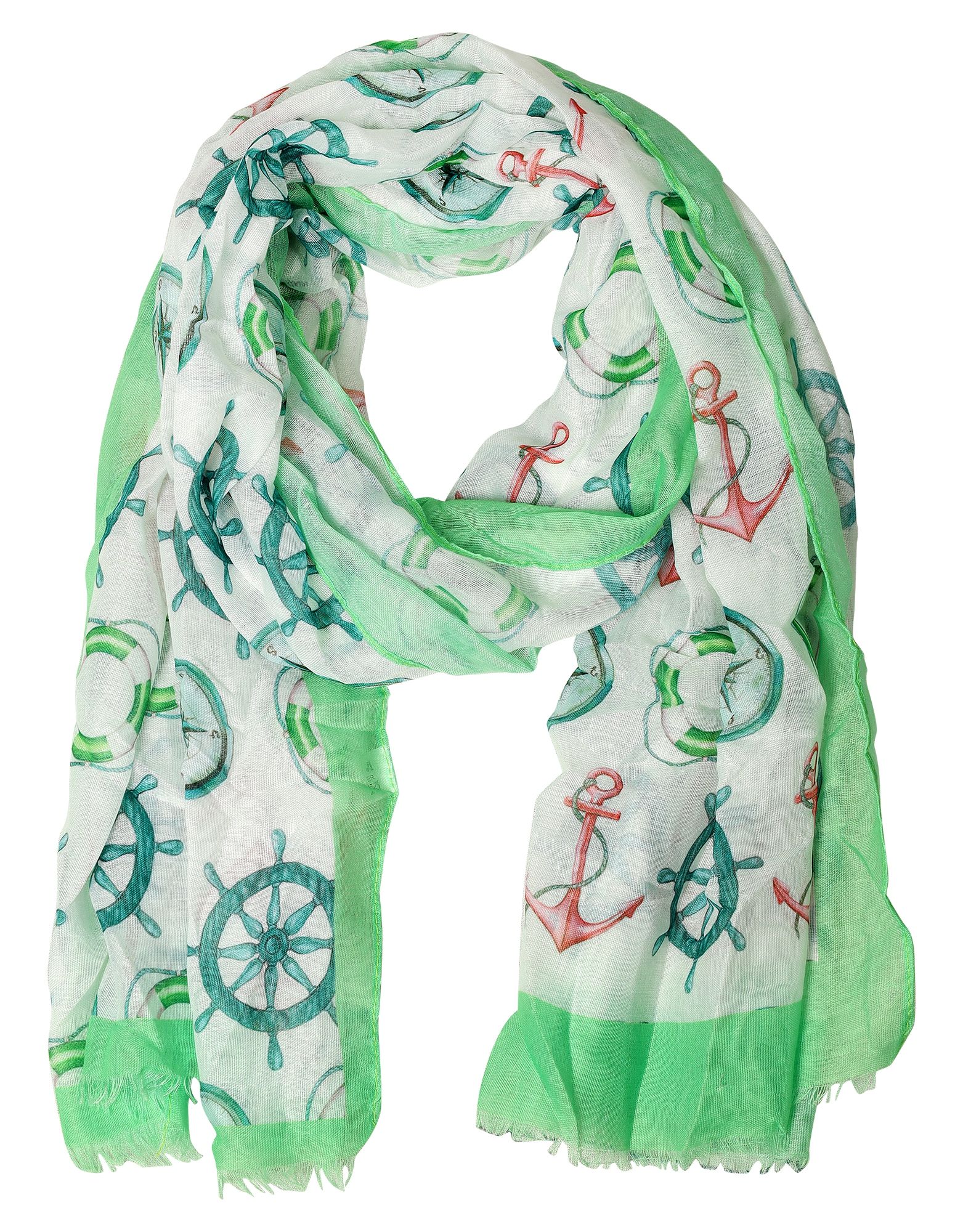 Schalpaket farblich sortiert, 170 x 70 cm, 30% Baumwolle, 70% Polyester, VE 12