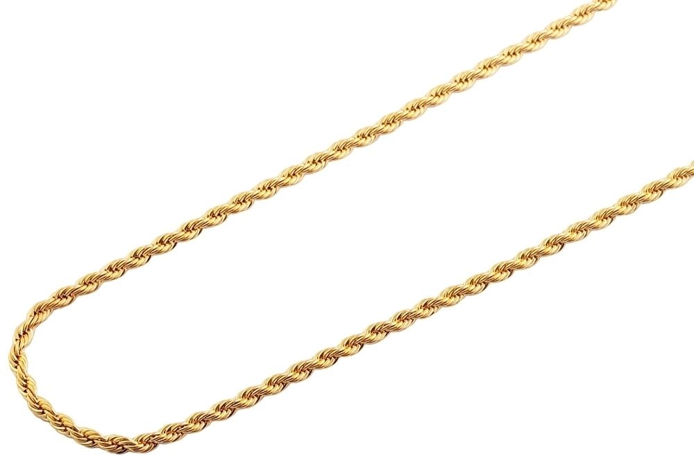 "Felest", Edelstahl Kordelkette, goldfarben, 42 cm