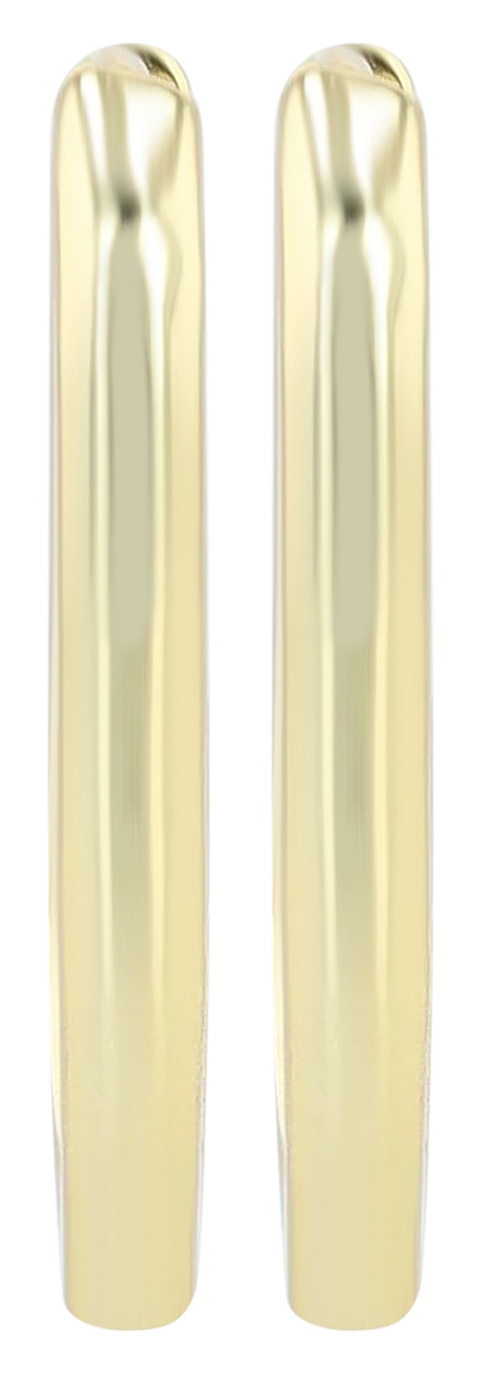 "Adalya" 925/- Echt Silber ovale Creole, vergoldet