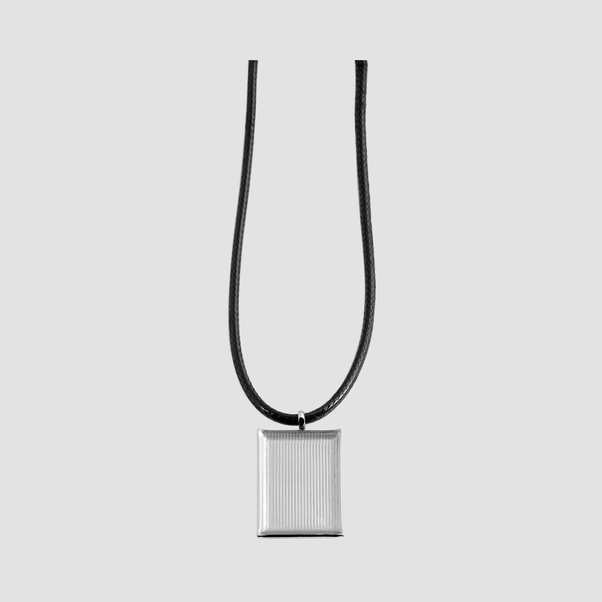 Akzent Textil Unisex Lederimitatkette, Länge: 45 cm / Stärke: 3 mm