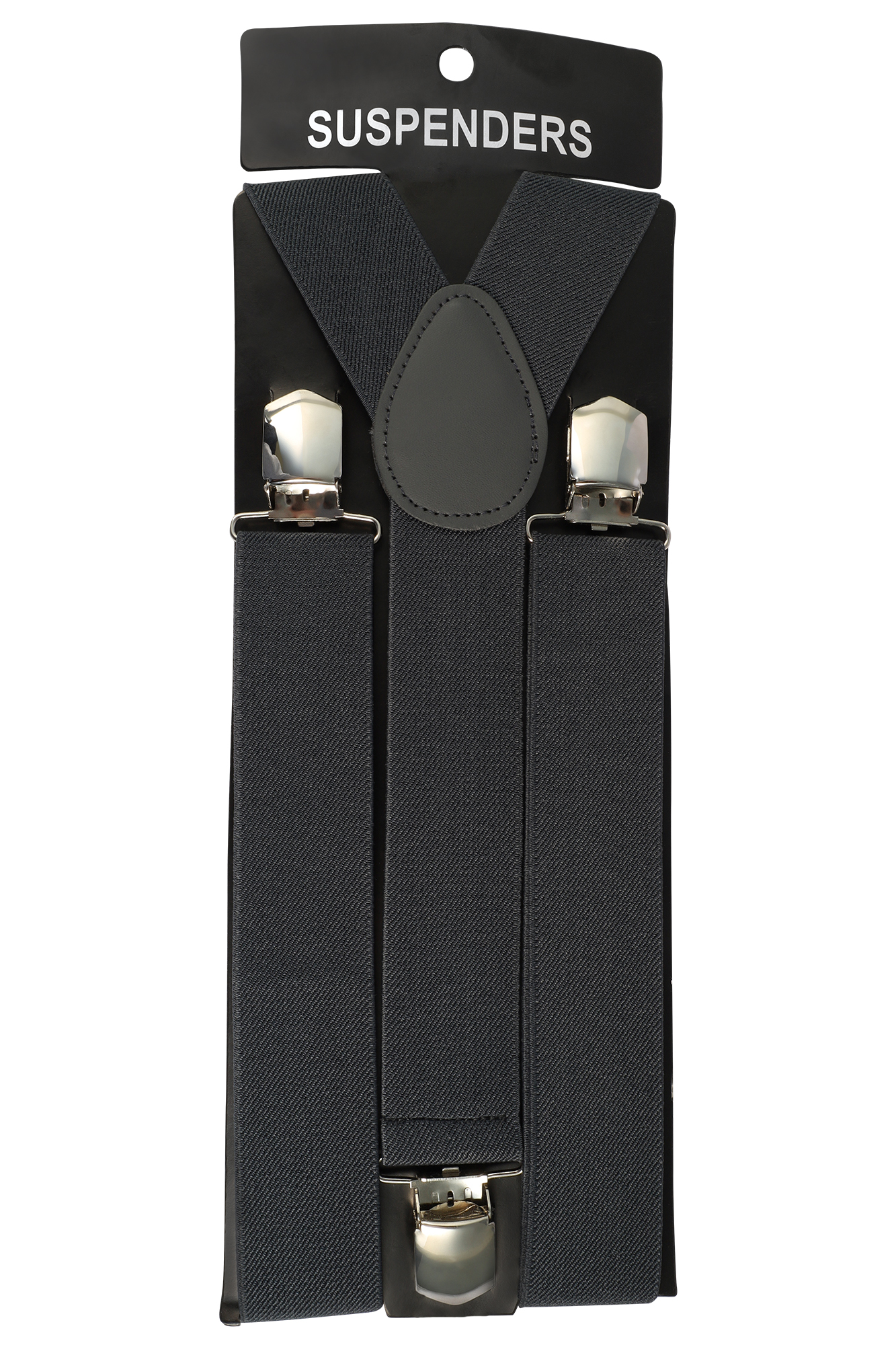 Hosenträger, 120 cm, elastisch, grau