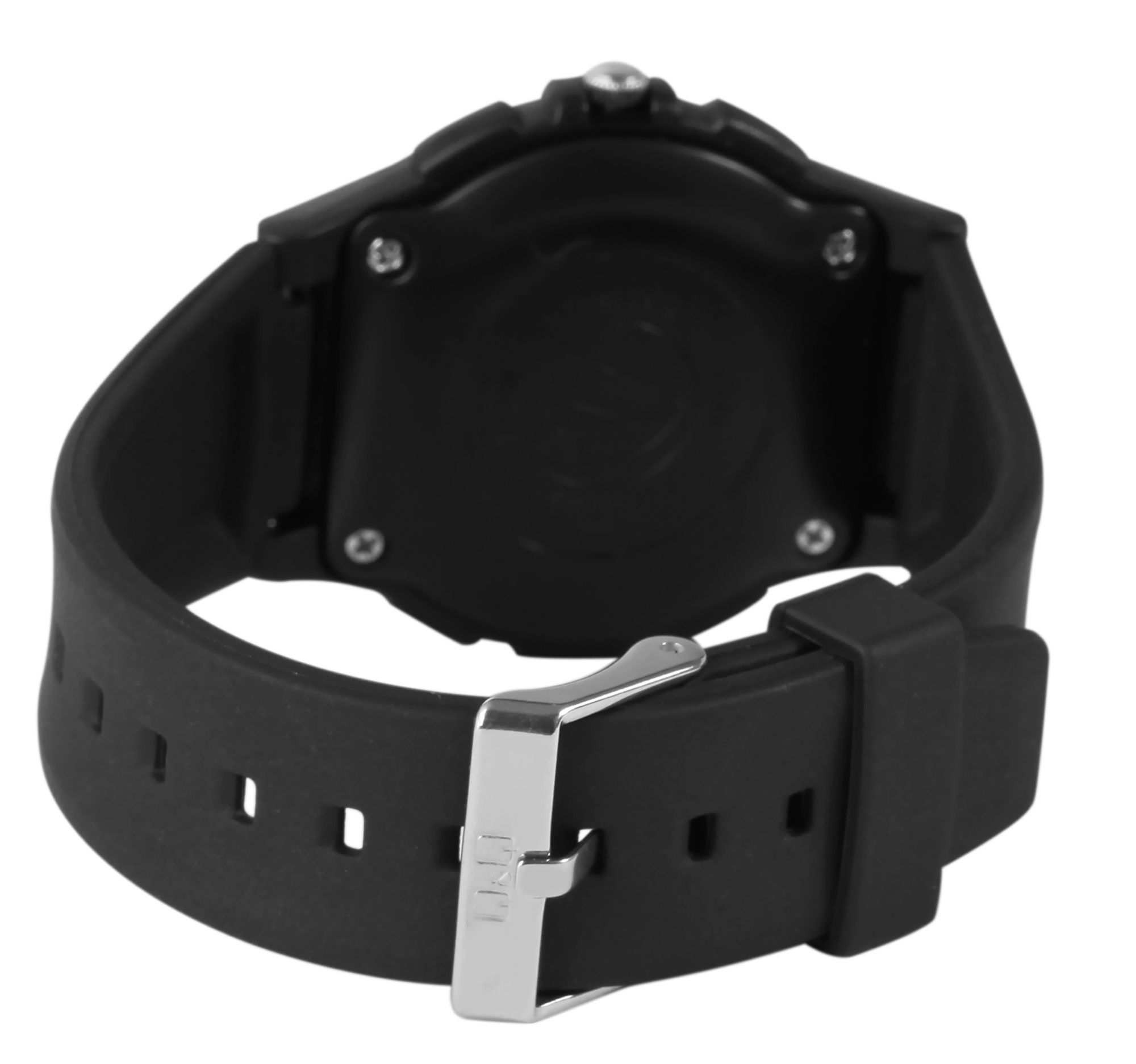 Q&Q Herrenuhr mit Silikonarmband, Ø 40 mm, schwarz