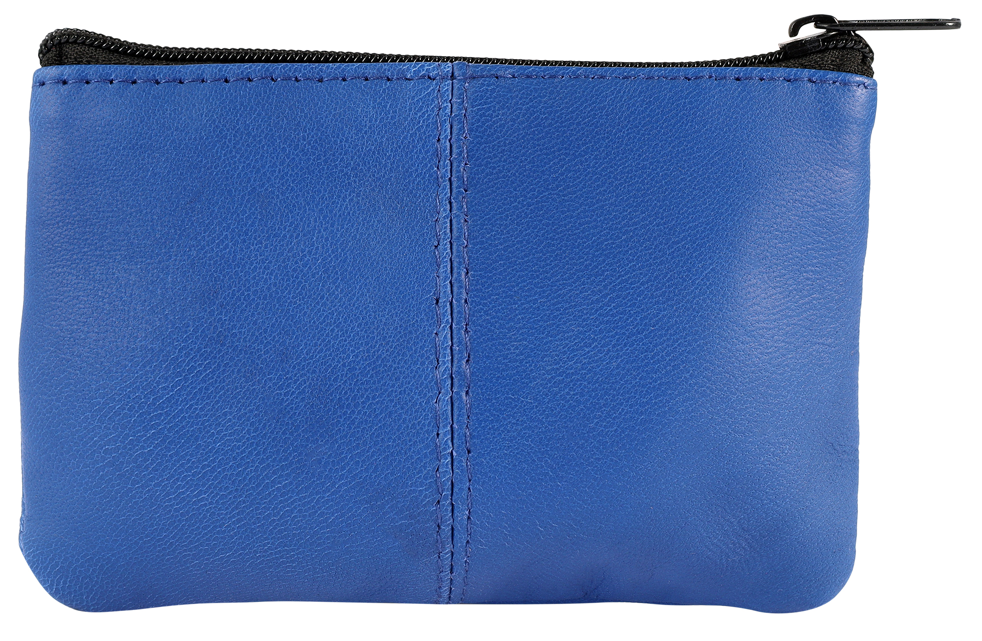 Excellanc Echtleder Schlüsseletui / Schlüsselbeutel, blau