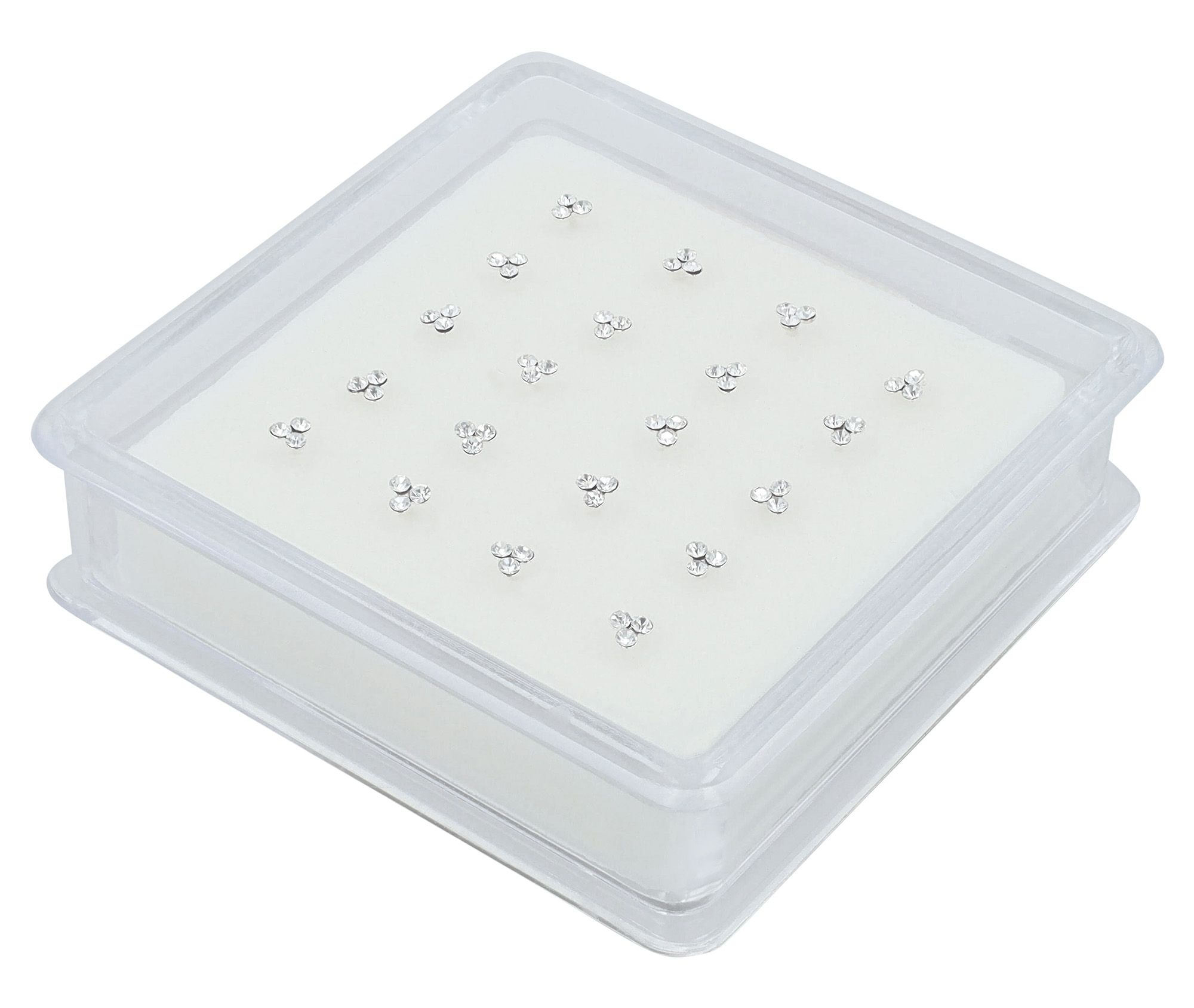 "Volkerdine" I-förmiger Nasenstecker/ Nasenpiercing , 925/- Echt Silber, rhodiniert, VE-20 Stück