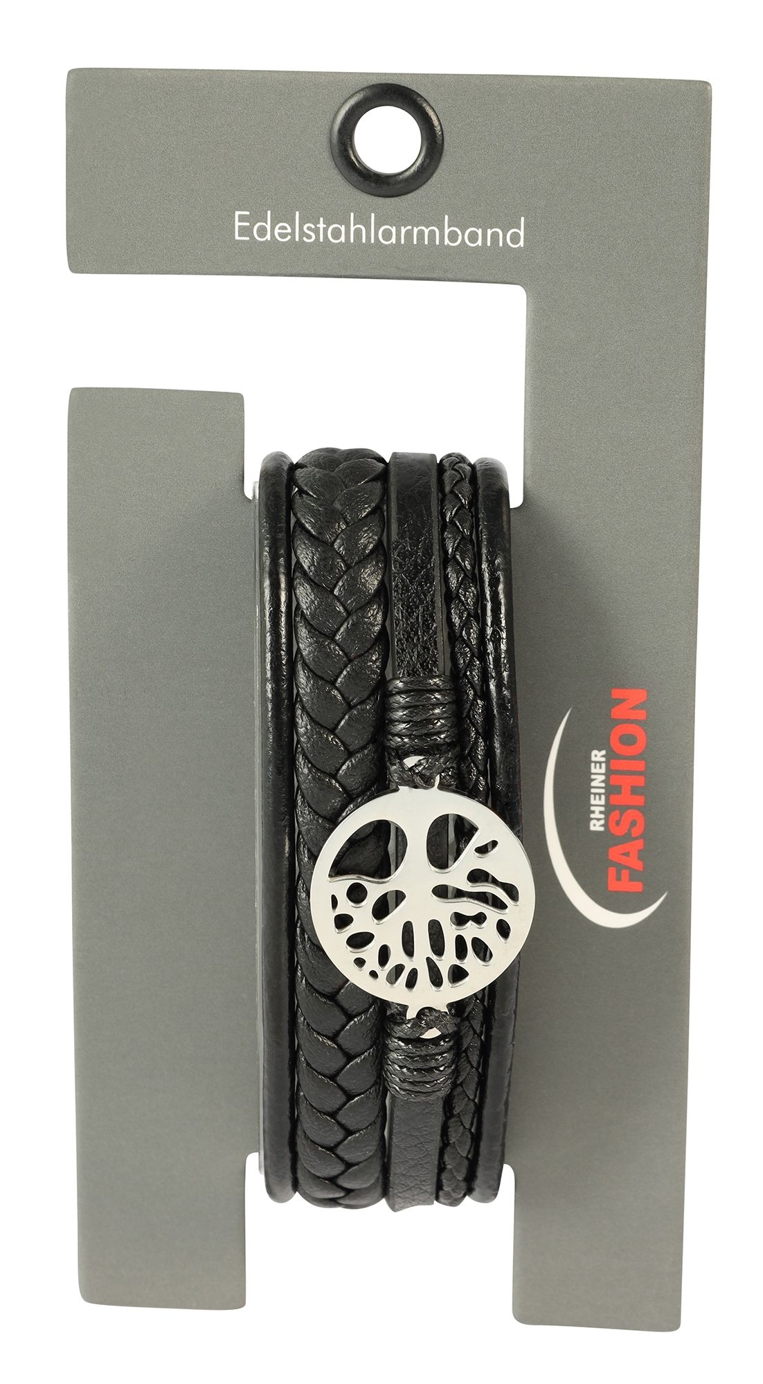 "Vito" - Lebensbaum, 19 cm, Armband aus Lederimitat, 4-VE