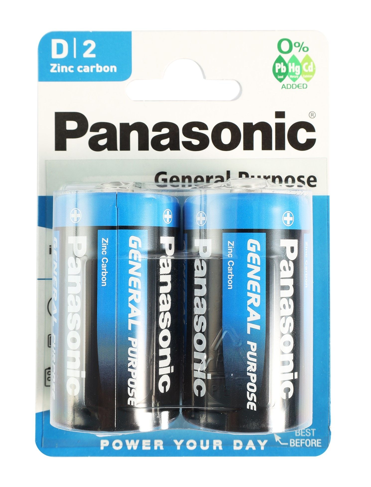 Panasonic General Purpose, D, Mono, 1,5 V, 2er Blister