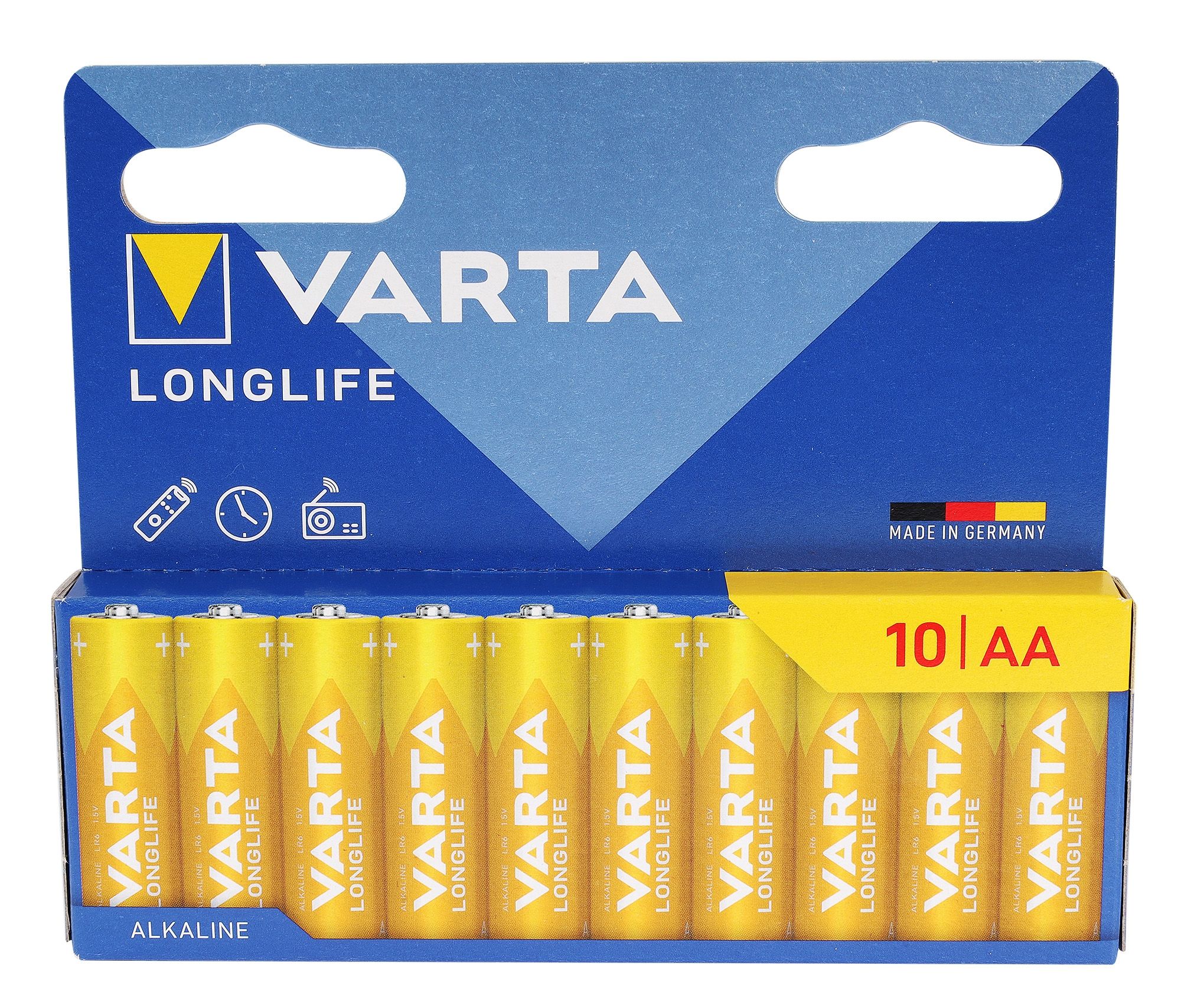 VARTA Longlife AA, 10er Pack