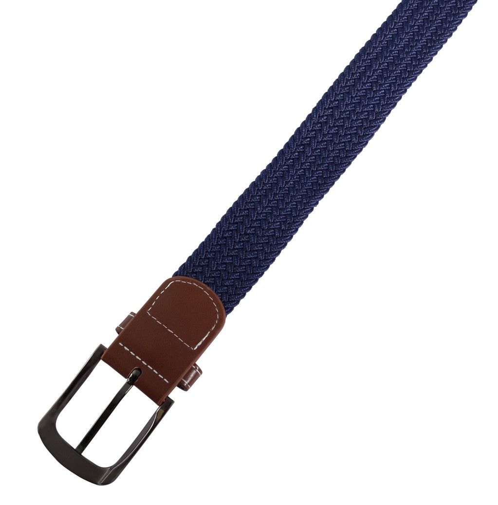 Unifarbener Flechtgürtel aus Textil, 110cm (M)