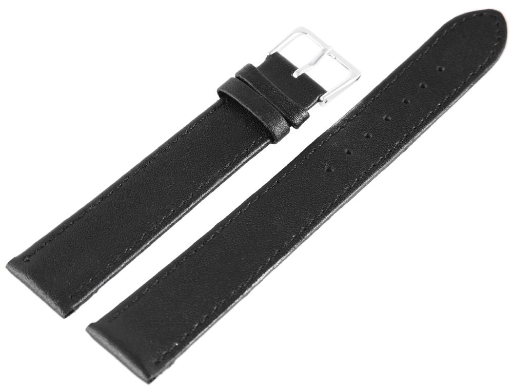 XL Echtleder-Uhrenarmband-Set, VE 6, schwarz, 20 mm