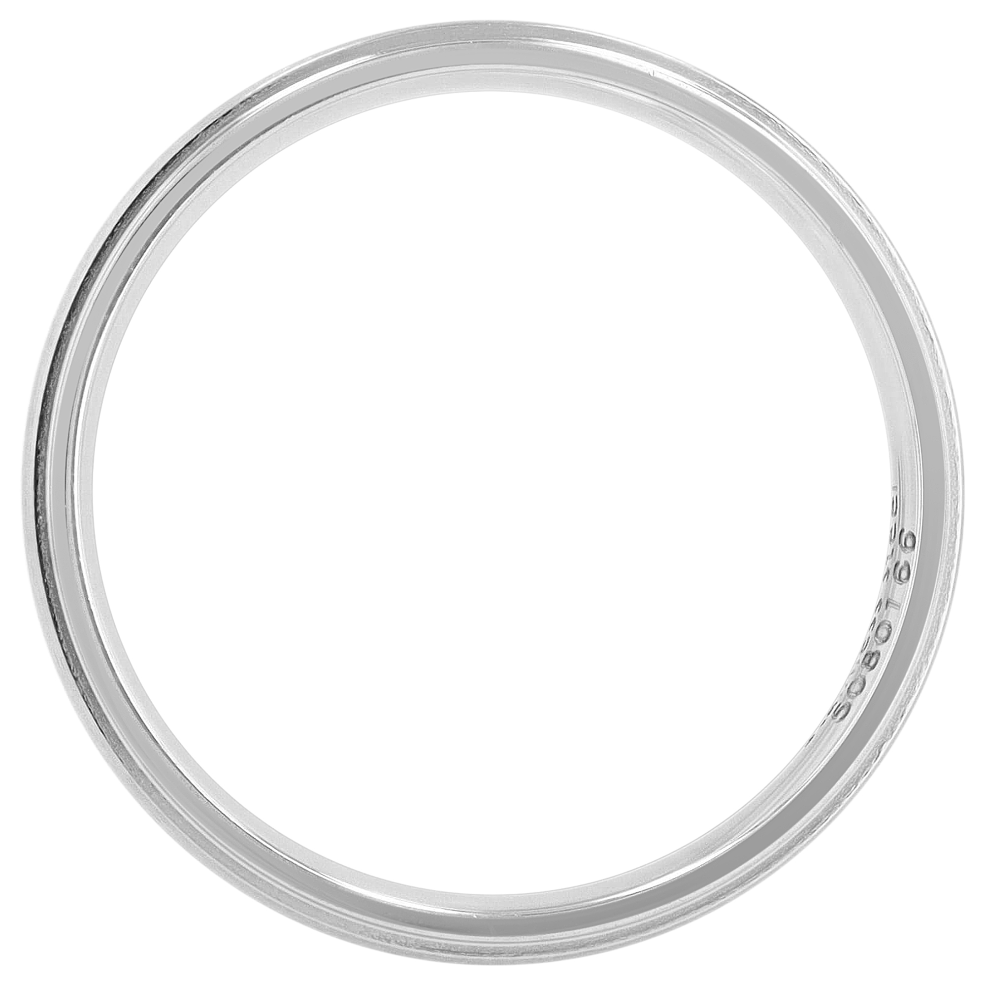 "Elegant Simplicity" Herren-Partnerring aus Edelstahl, Gr. 60