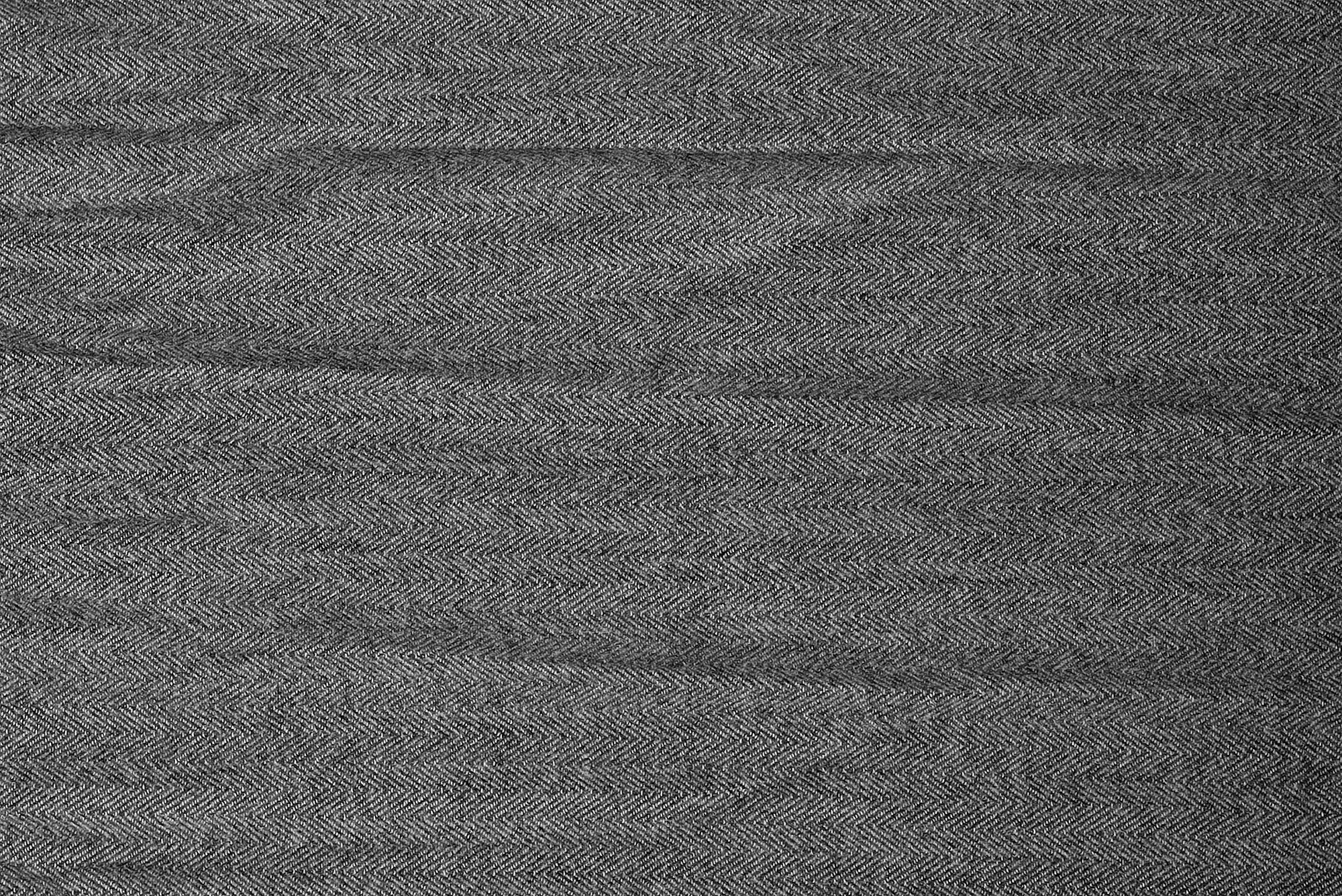 Herren Winterschal, unifarben mit Fischgrätenmuster (grau) 100% Polyester VE 4