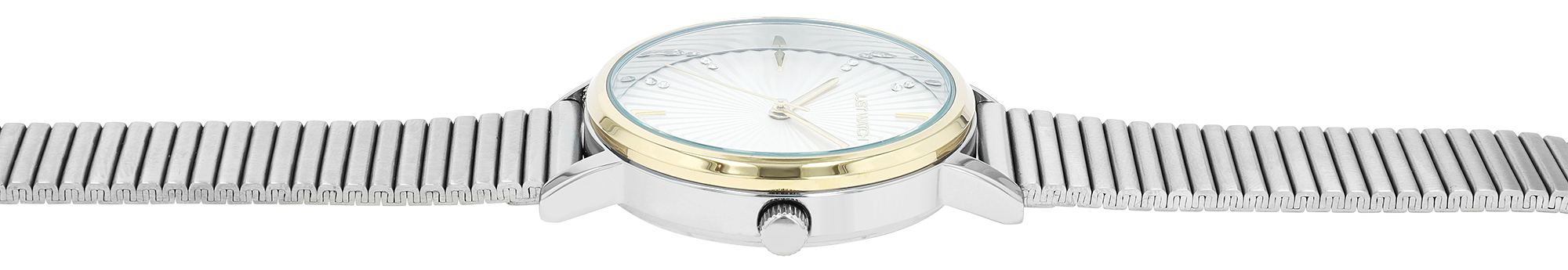 Just Watch Damenuhr mit Edelstahlarmband, silber- & goldfarben