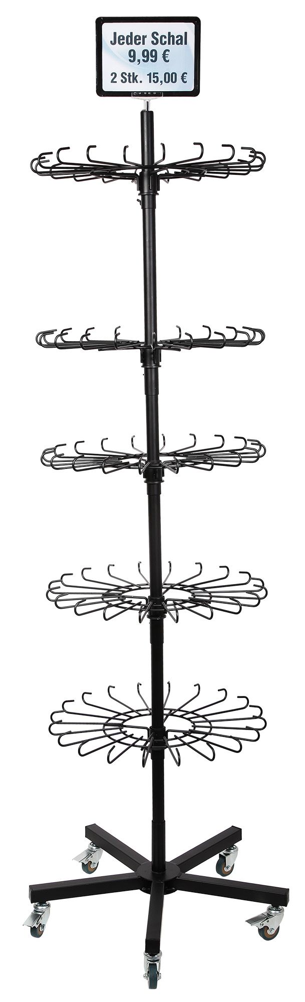 Verkaufsständer für Schals, Mix,176 cm x 60 cm