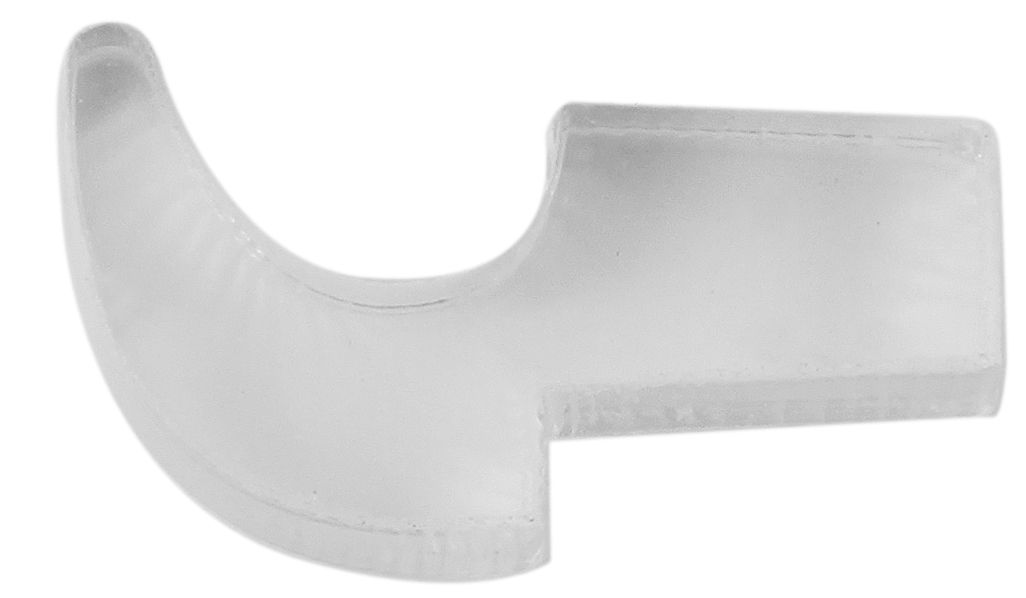 Aufsteller für Ketten, Kunststoff, inkl. 20 Haken, weiß