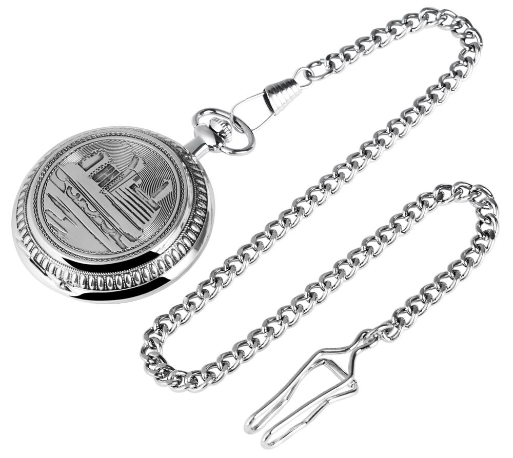 Excellanc Taschenuhr, silberfarben