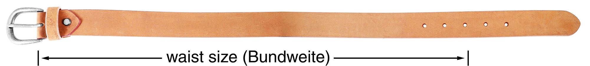 Leonardo Verrelli Echt Leder Gürtel, Länge 105 cm
