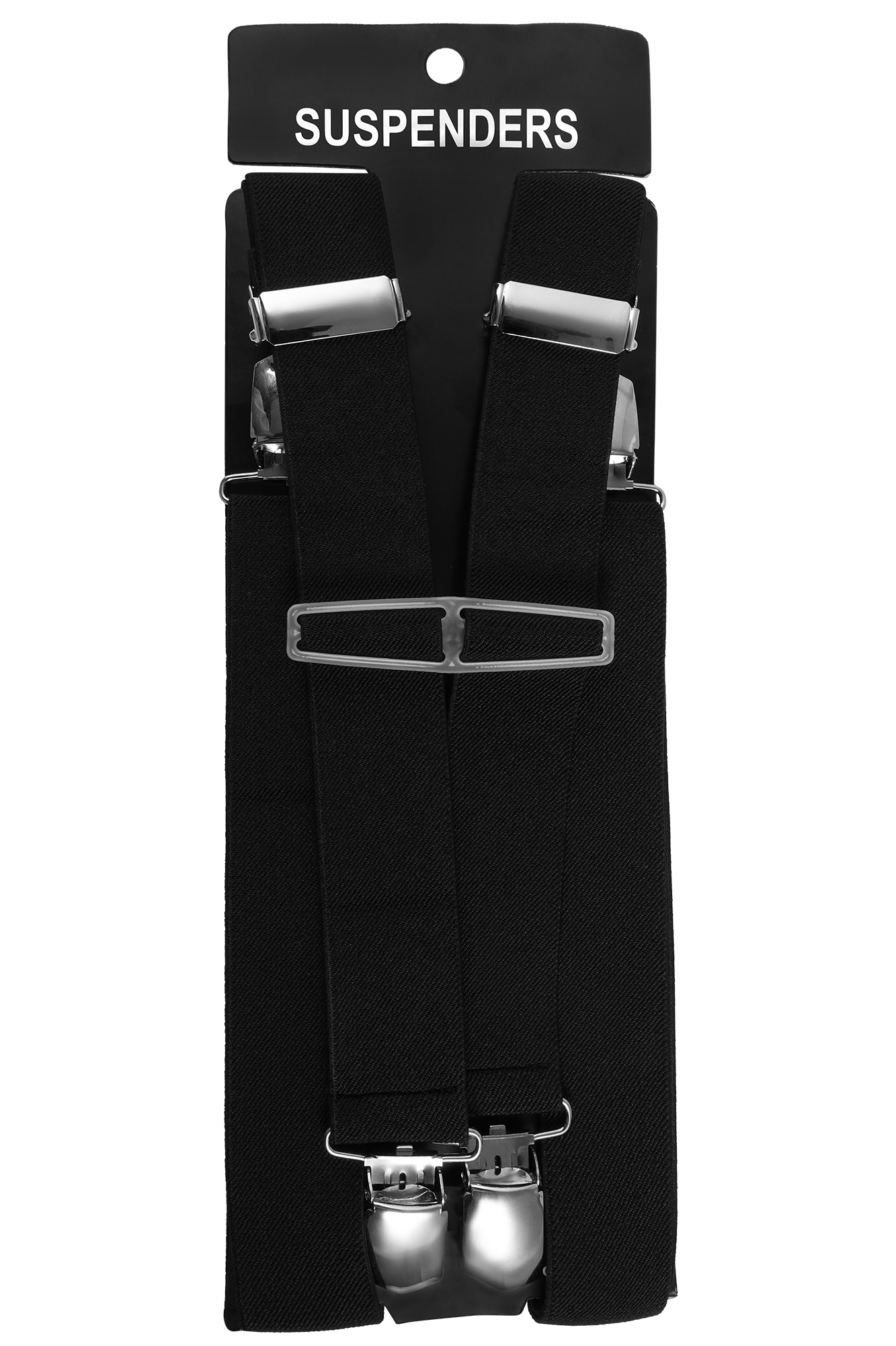Hosenträger, 90 cm, elastisch, schwarz