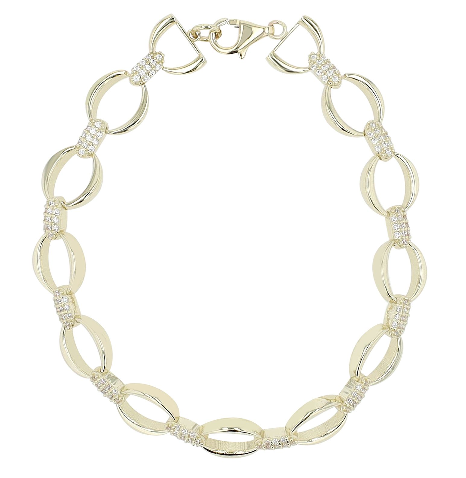 333/- Gold "Liah" Armband, 8 Karat  Gelbgold