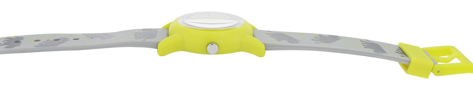 Q&Q Kinderuhr mit Silikonarmband, "Nashorn/ Safari", 10 Bar