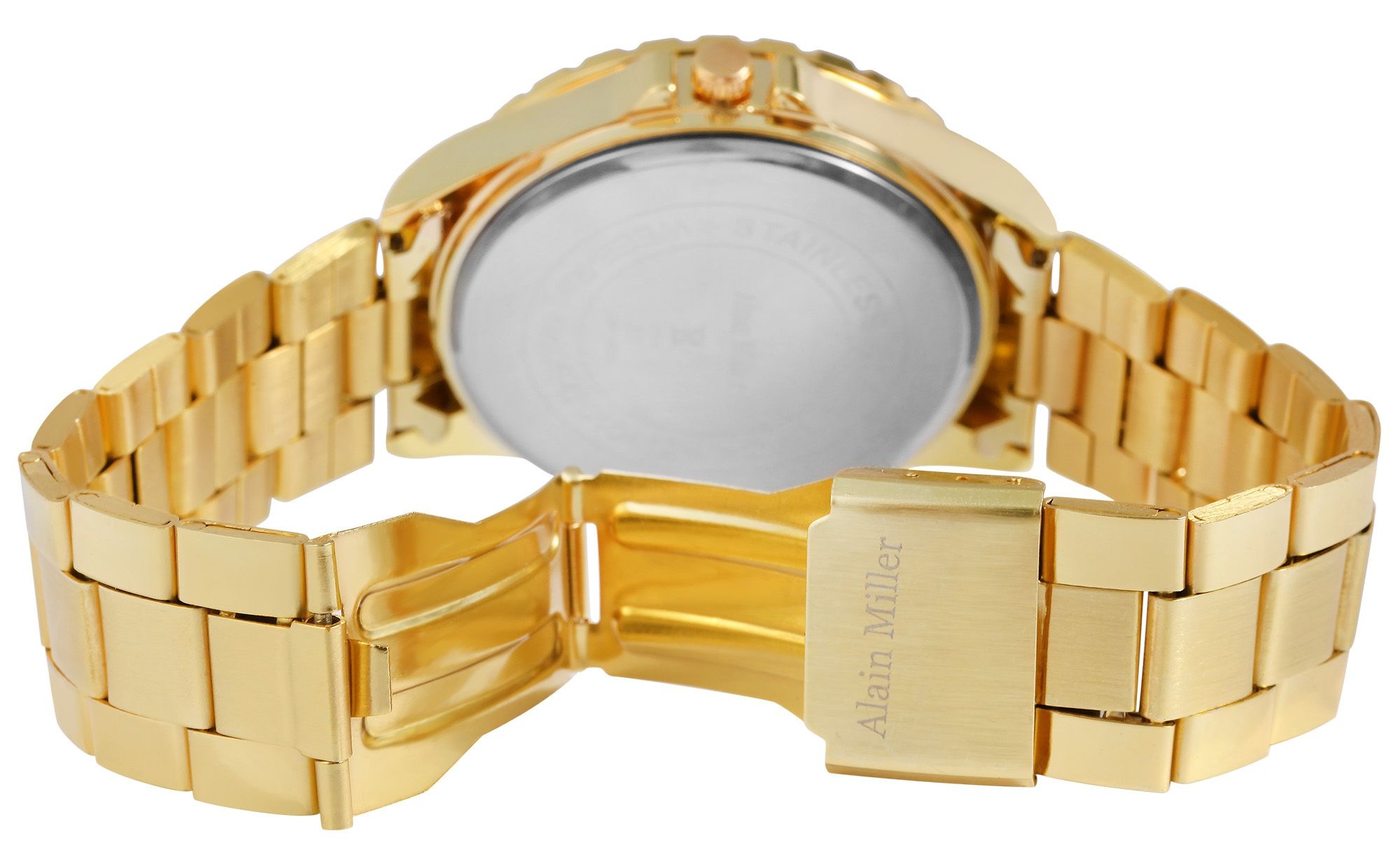 Alain Miller Herrenuhr mit Edelstahlarmband