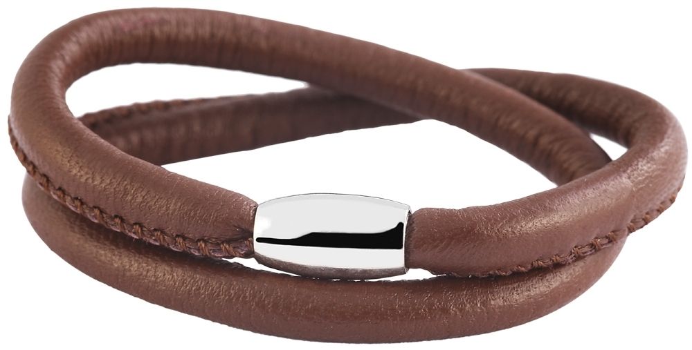 Cham Cham Echt-Leder Rundarmband, Länge 36 cm, Ø 6,7 mm