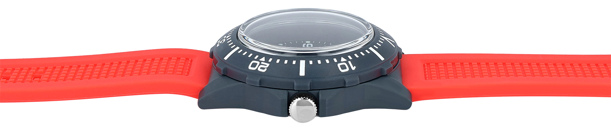 Q&Q Herrenuhr mit Silikonarmband, 10 BAR