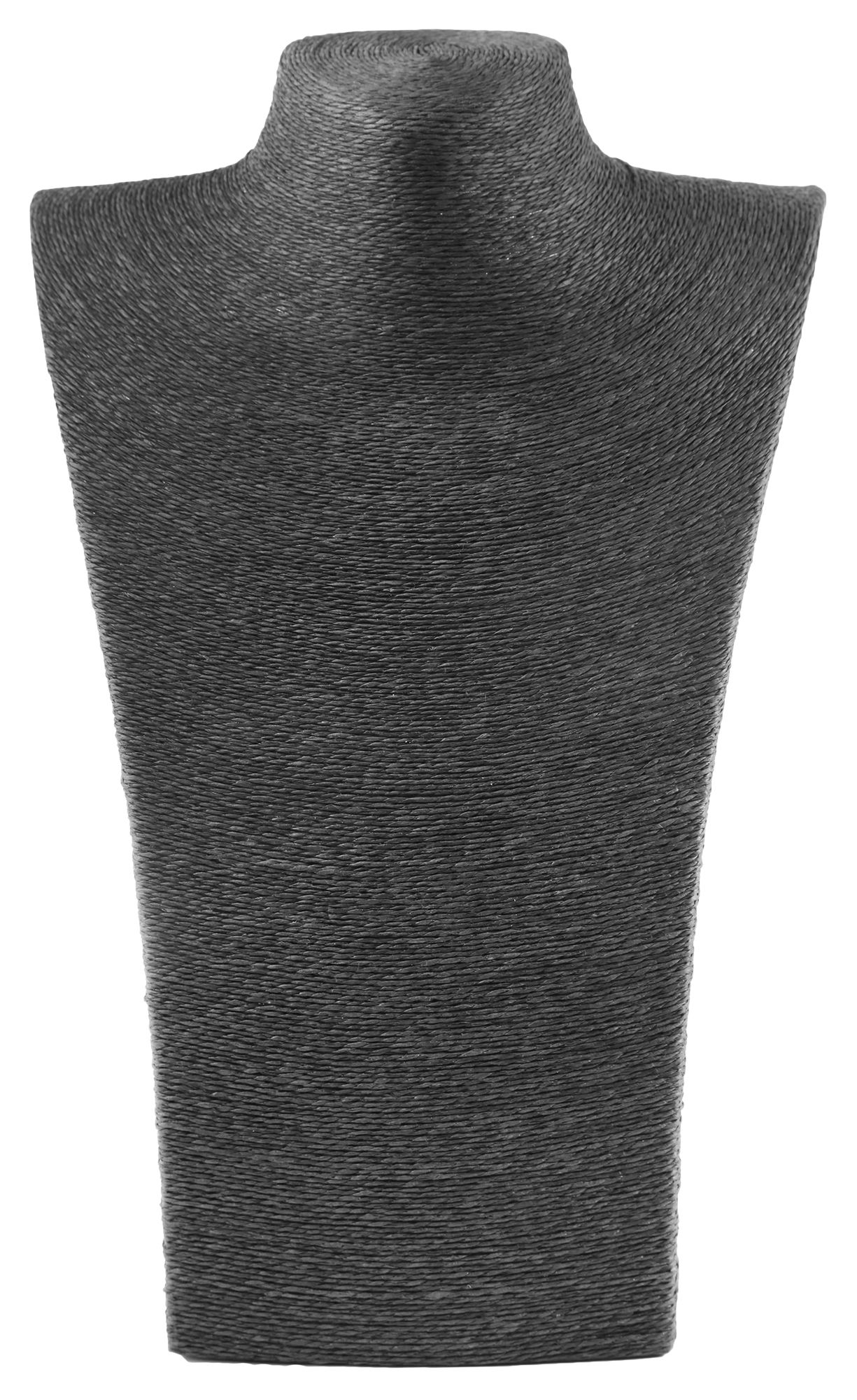 Büste, Bastfaser, schwarz, 36 cm x 23 cm
