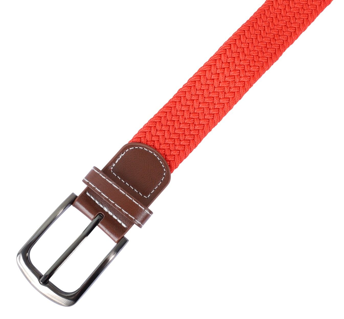 Flechtgürtel, unifarben aus Textil, 100 cm (S)