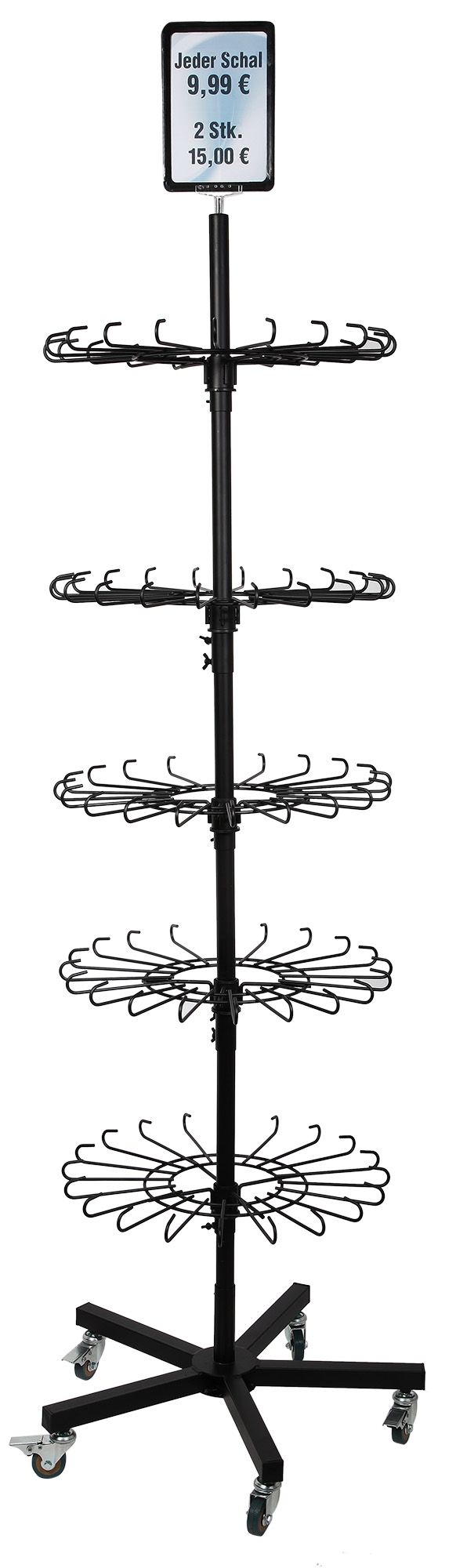 Verkaufsständer für Schals, Mix,176 cm x 60 cm