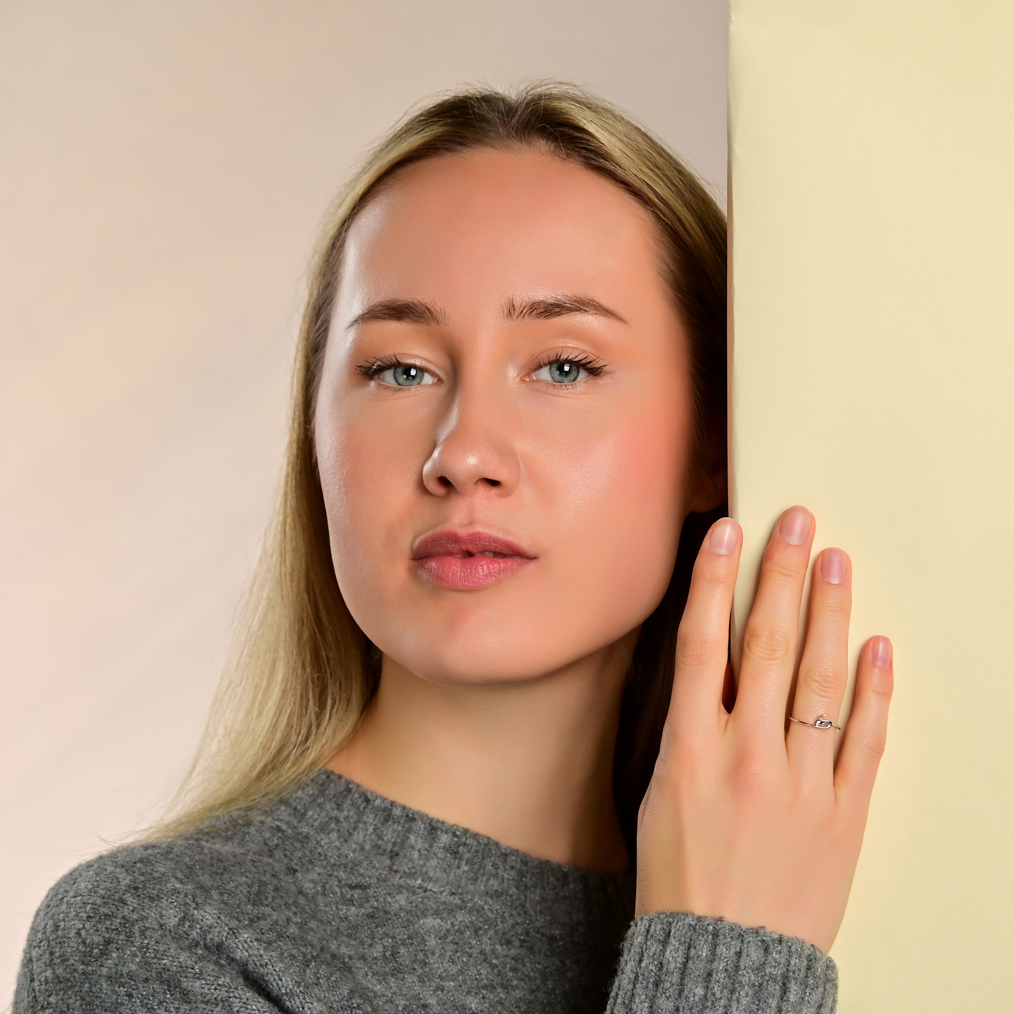 "Nagini" 925/- Echt Silber offener Ring - Schlange, rhodiniert