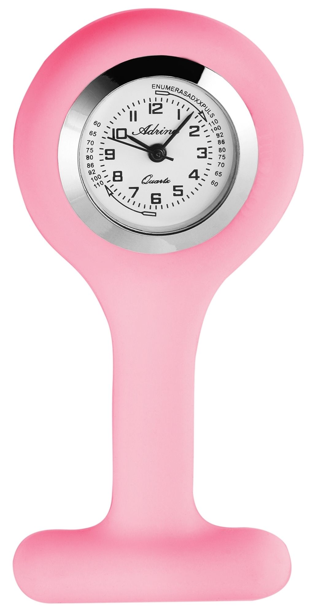 Adrina Krankenschwesteruhr aus Silikon, rosa