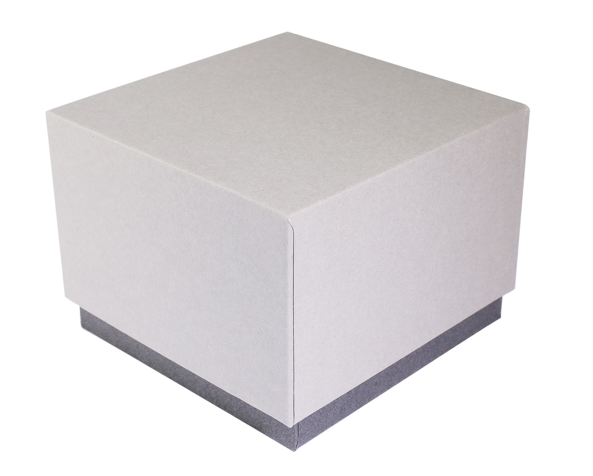 Uhrenboxen aus Pappe, VE 6, grau, 9 x 9 x 6,5 cm
