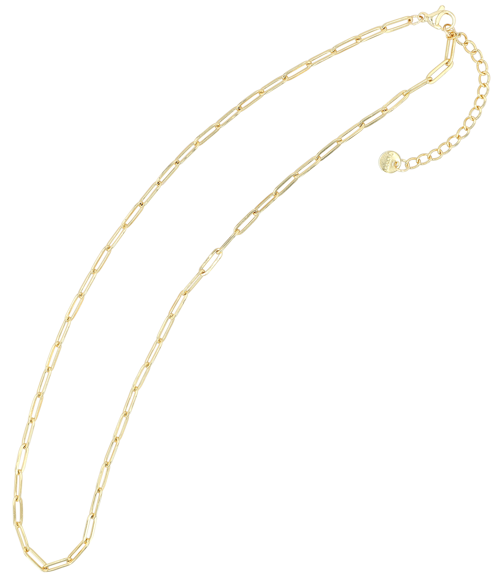 "Kamala" Edelstahl Gliederkette, 40 cm/ 3 mm, goldfarben