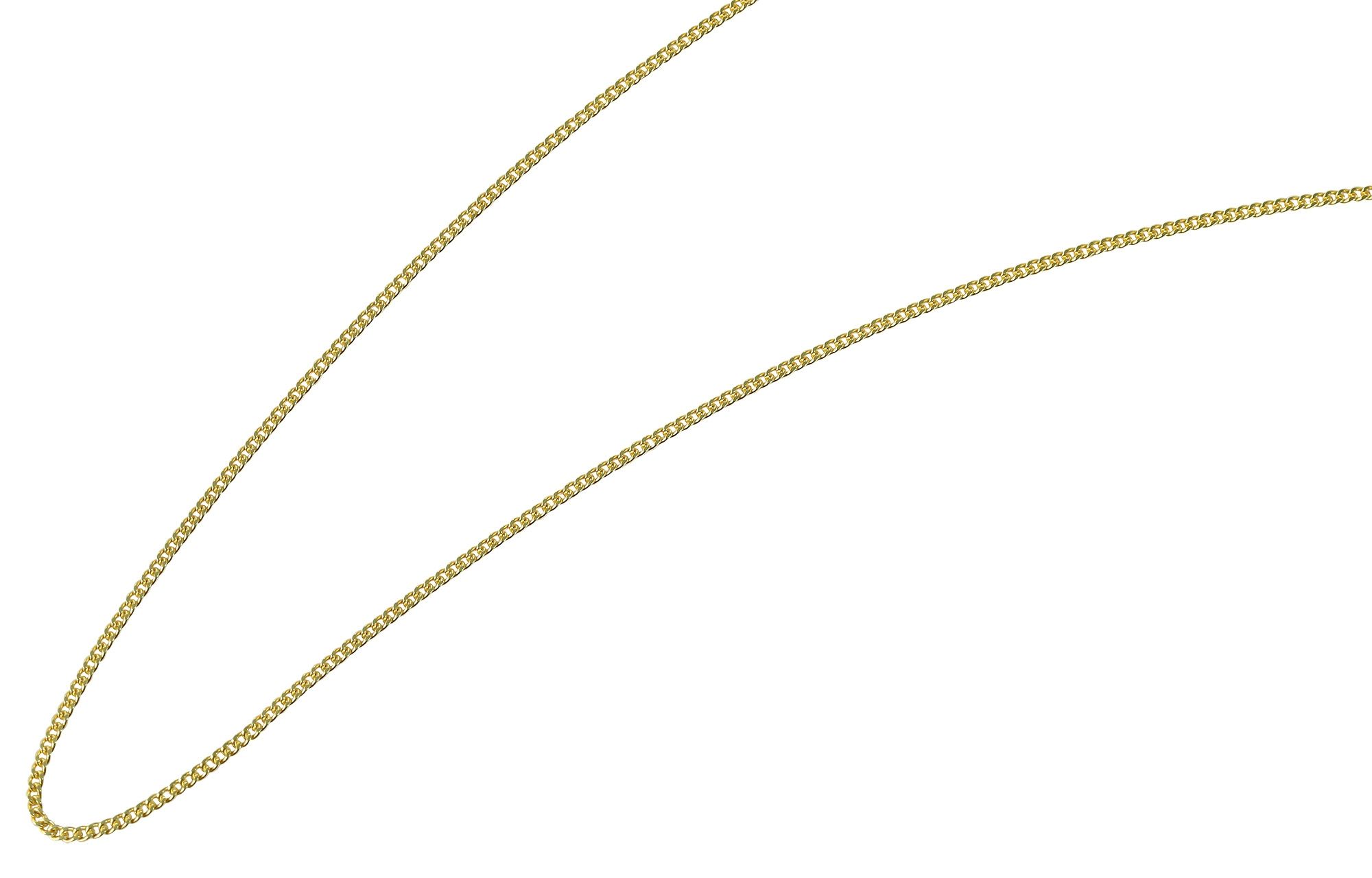 333/- Gold "Milton" Panzerkette, flach, 8 Karat, Gelbgold, 45 cm/ 1,2 mm