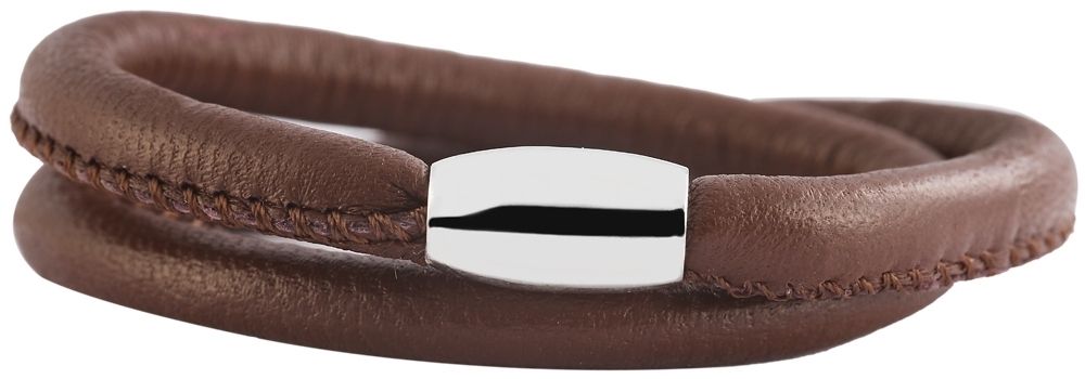 Cham Cham Echt-Leder Rundarmband, Länge 36 cm, Ø 6,7 mm