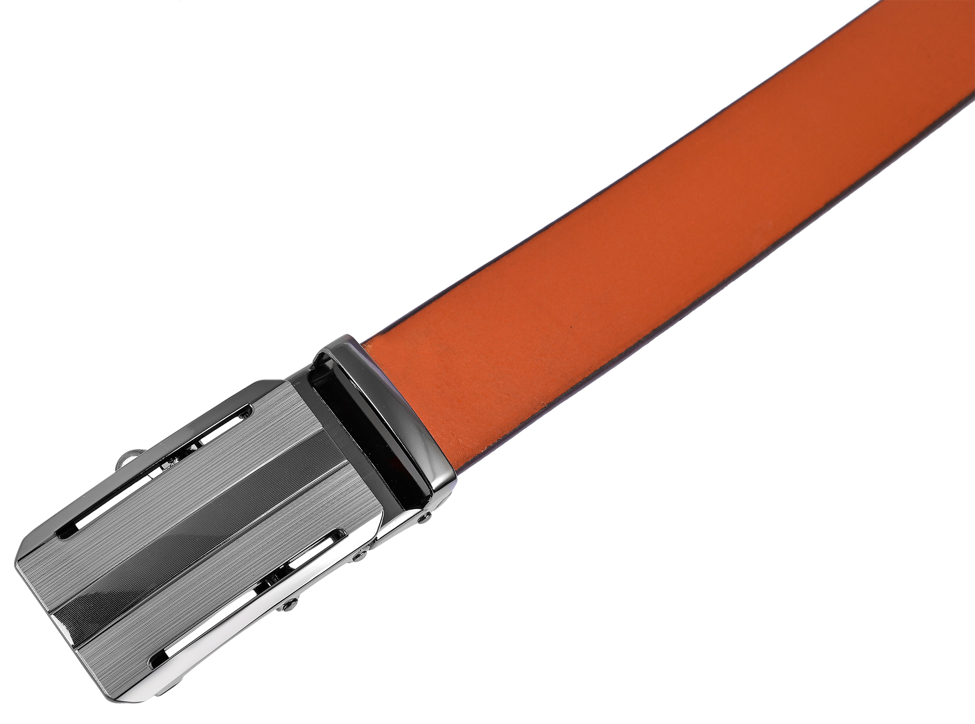 Leonardo Verrelli Echtleder Automatik-Gürtel, max. 110 cm/ 35 mm, braun (tan) - kürzbar