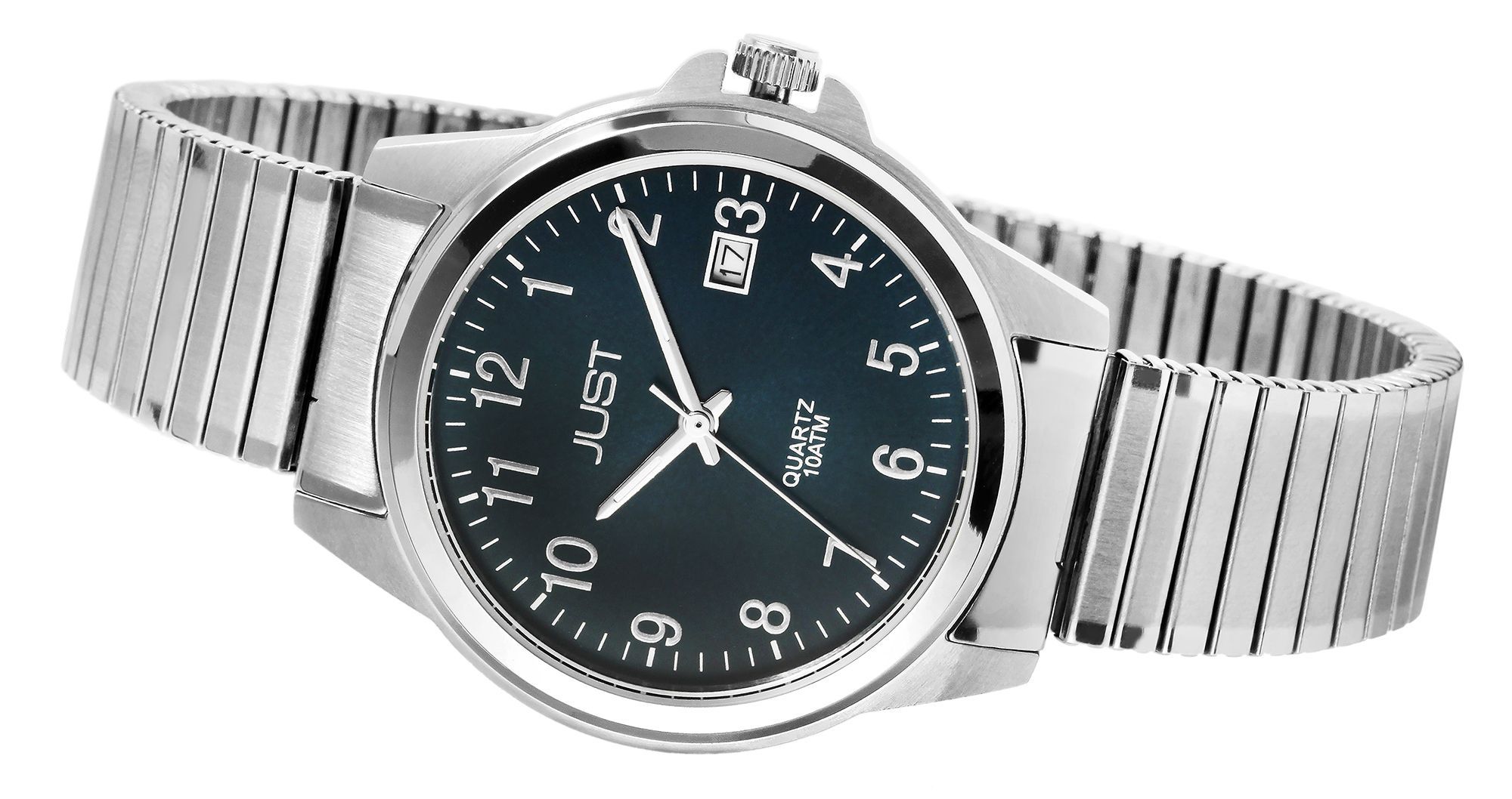 JUST Herrenuhr "Roswin"  Edelstahlzugband, Ø 38 mm