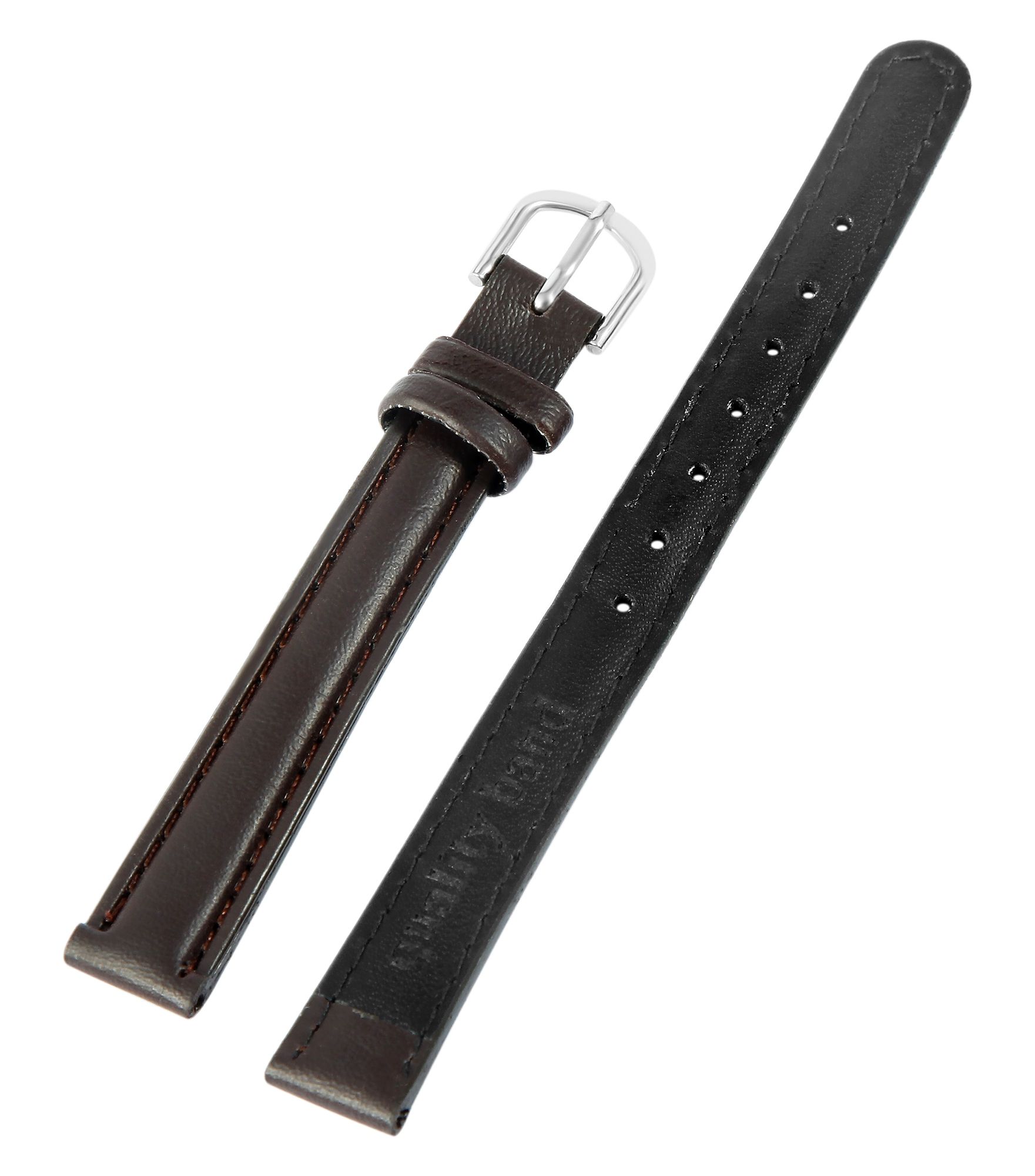 Armbandset braun inkl. 2 Federstege + Ersatz Dornschließe, VE 12 Stück, 12 mm