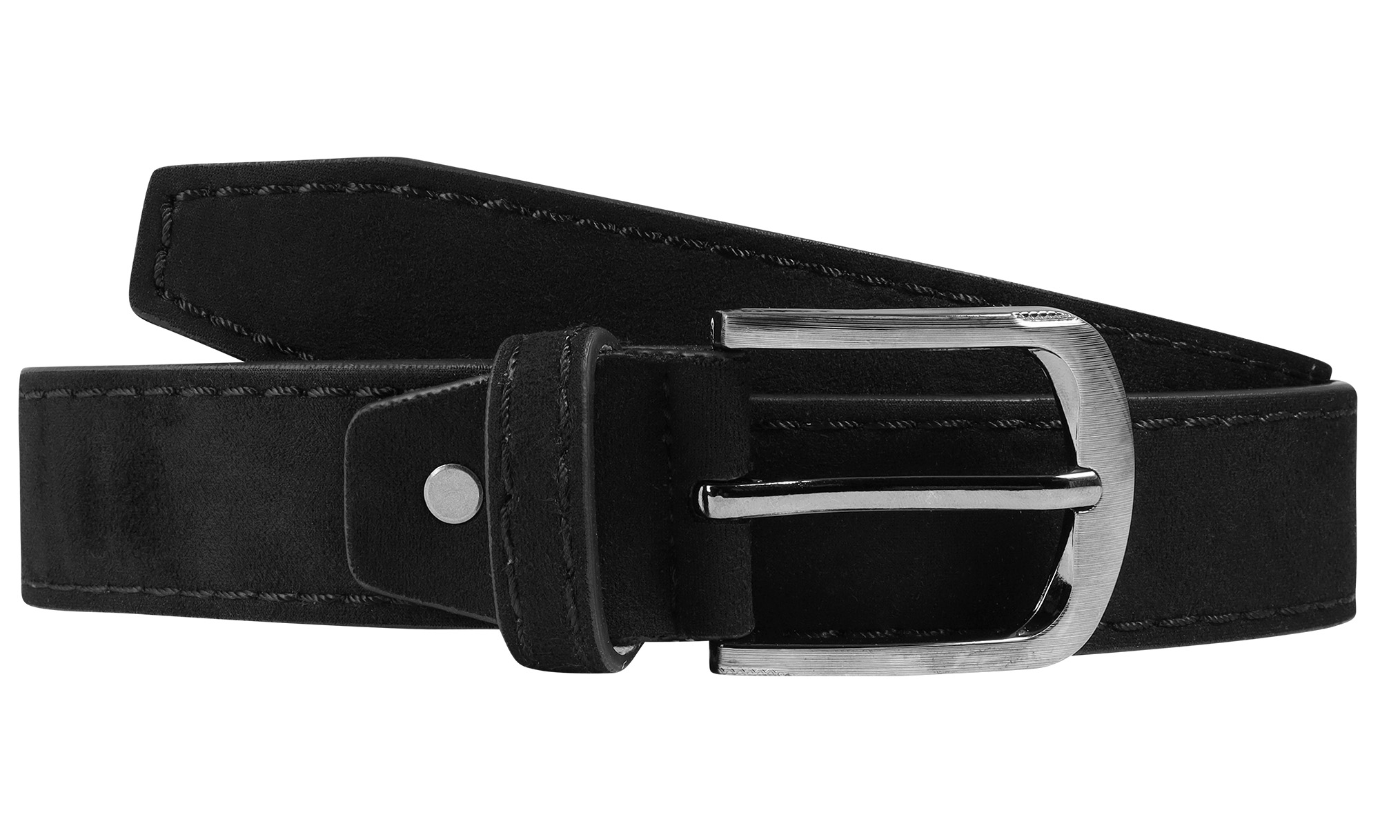 Gürtel aus Lederimitat, VE12, 1x Gr. 90 cm, 2x 100 cm, 3x 110 cm, 3x 120 cm, 3x 130 cm, schwarz